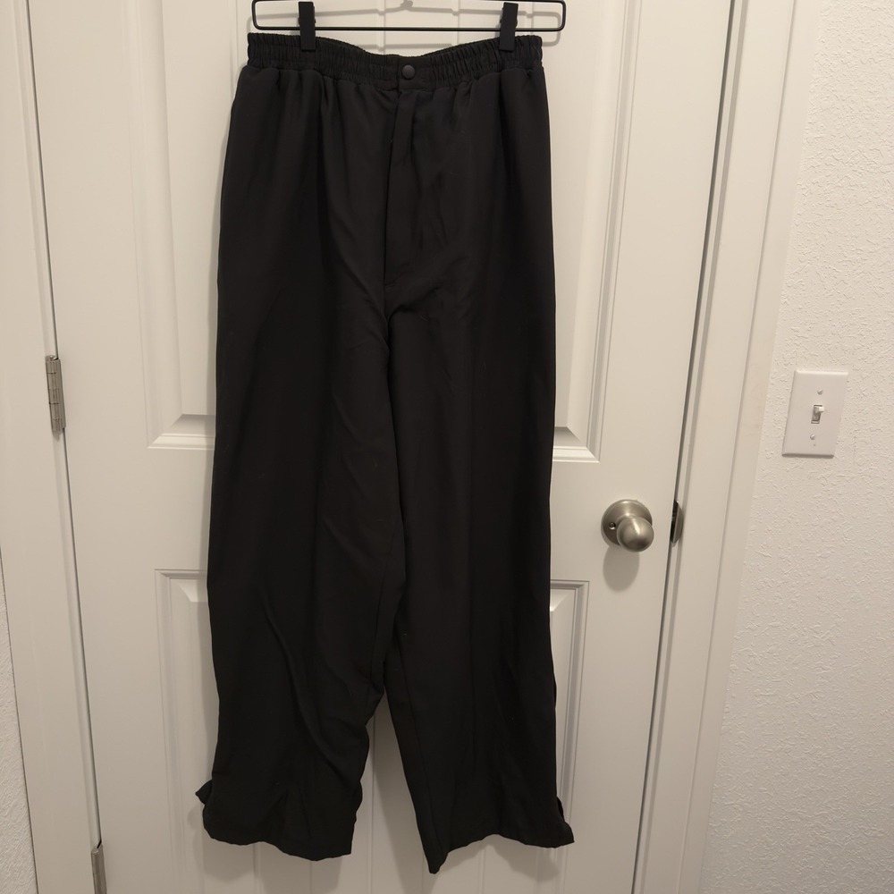 Forrester's Outerwear Men's Black Gore-tex Pants Bottom Zipper Size Medium